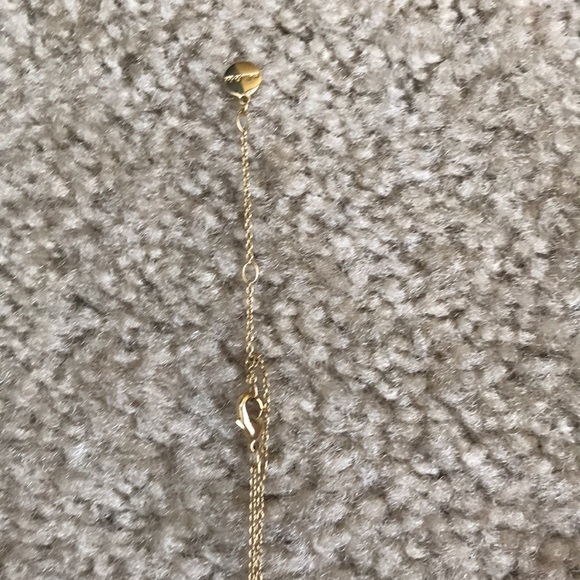 E Clover Charm Necklace - Picture 3 of 3